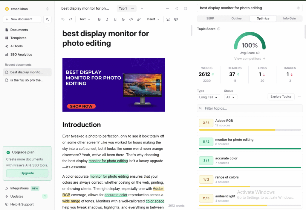 Semantic SEO Article