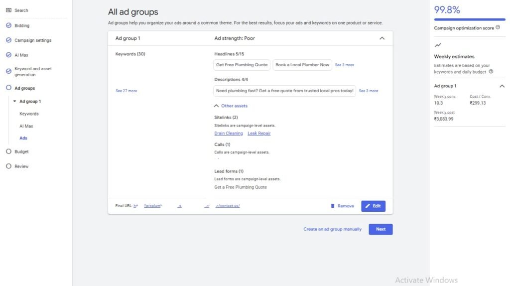 Google Ads- Lead Form Ads
